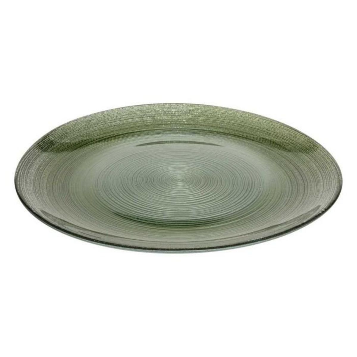 SECRET DE GOURMET Lot de 6 Assiettes à Dessert  Jem  21cm Vert