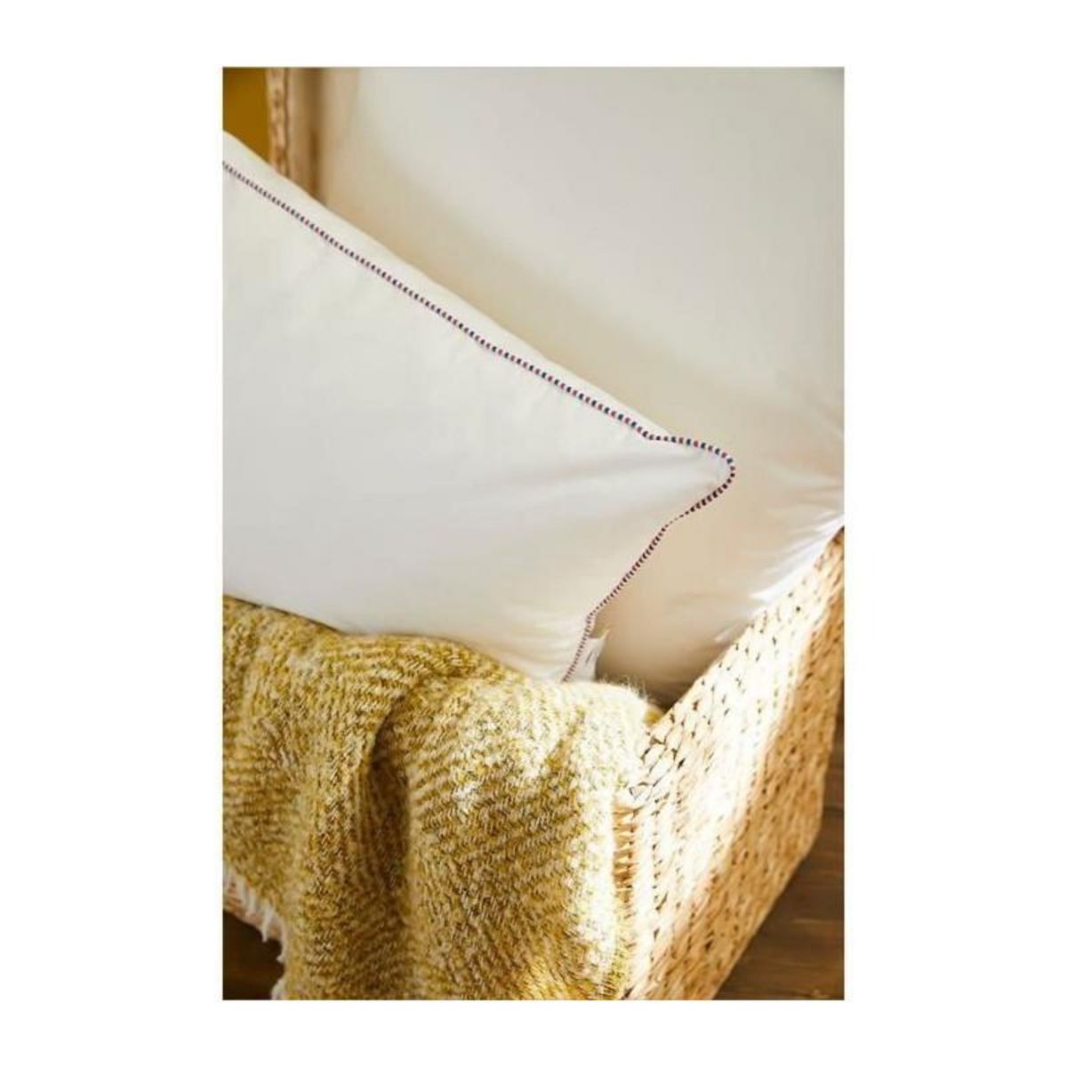 Toison d'or TOISON D'OR - Oreiller - Trésor - Confort médium - 50x70 cm - Blanc