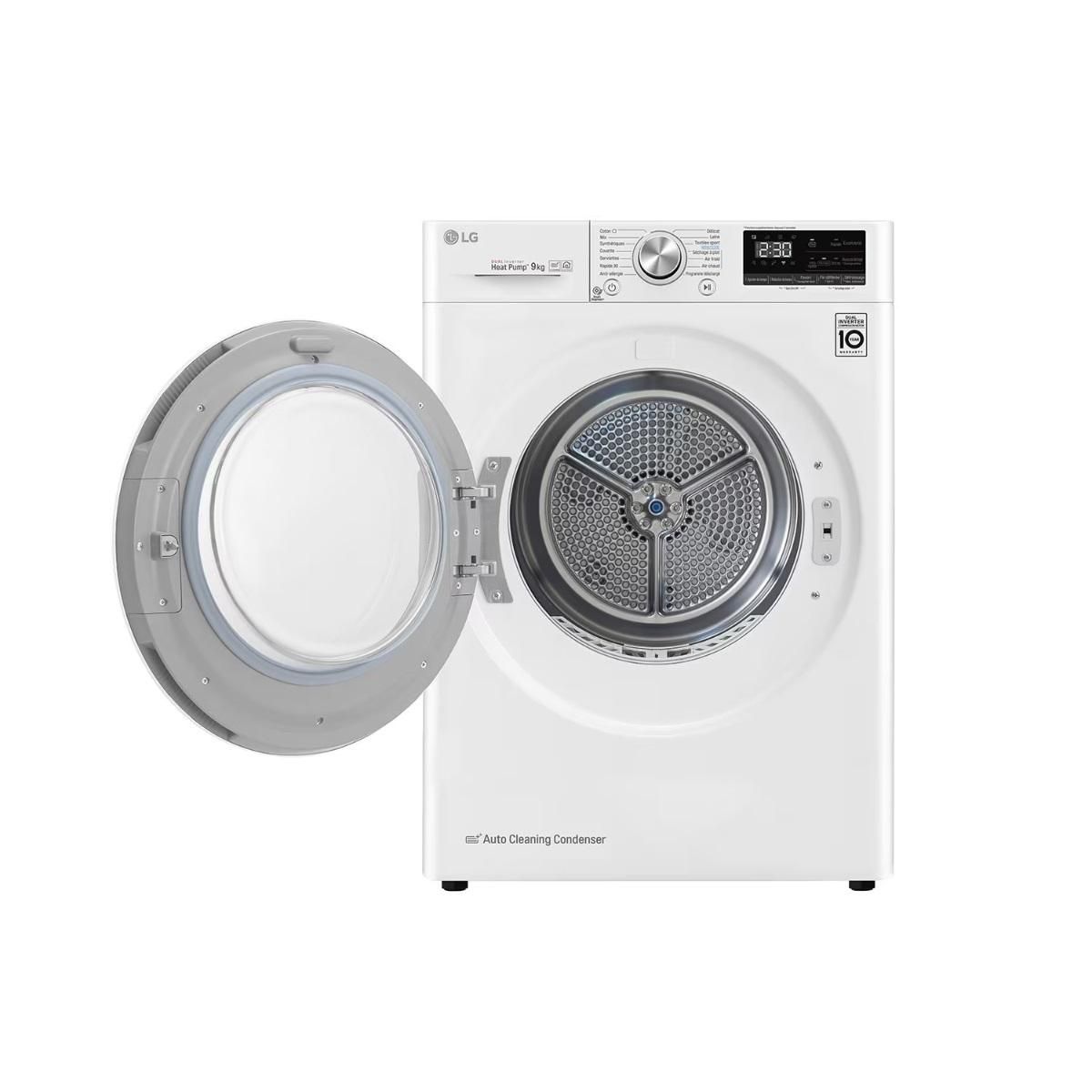 LG Séche-linge à condensation 60cm 9kg - RH9V71WHN