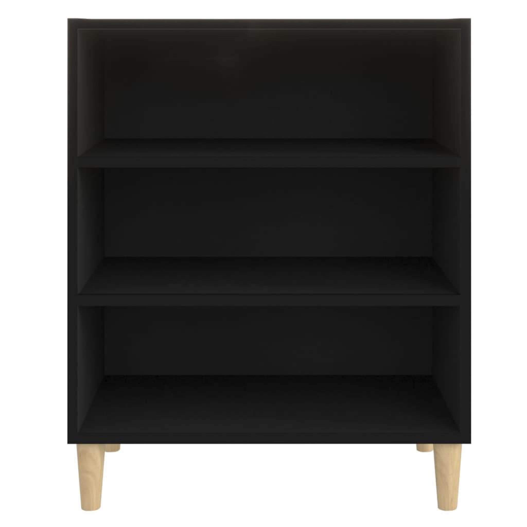 Voir la diapositive 4 : VIDAXL Buffet noir 57x35x70 cm bois d'ingenierie