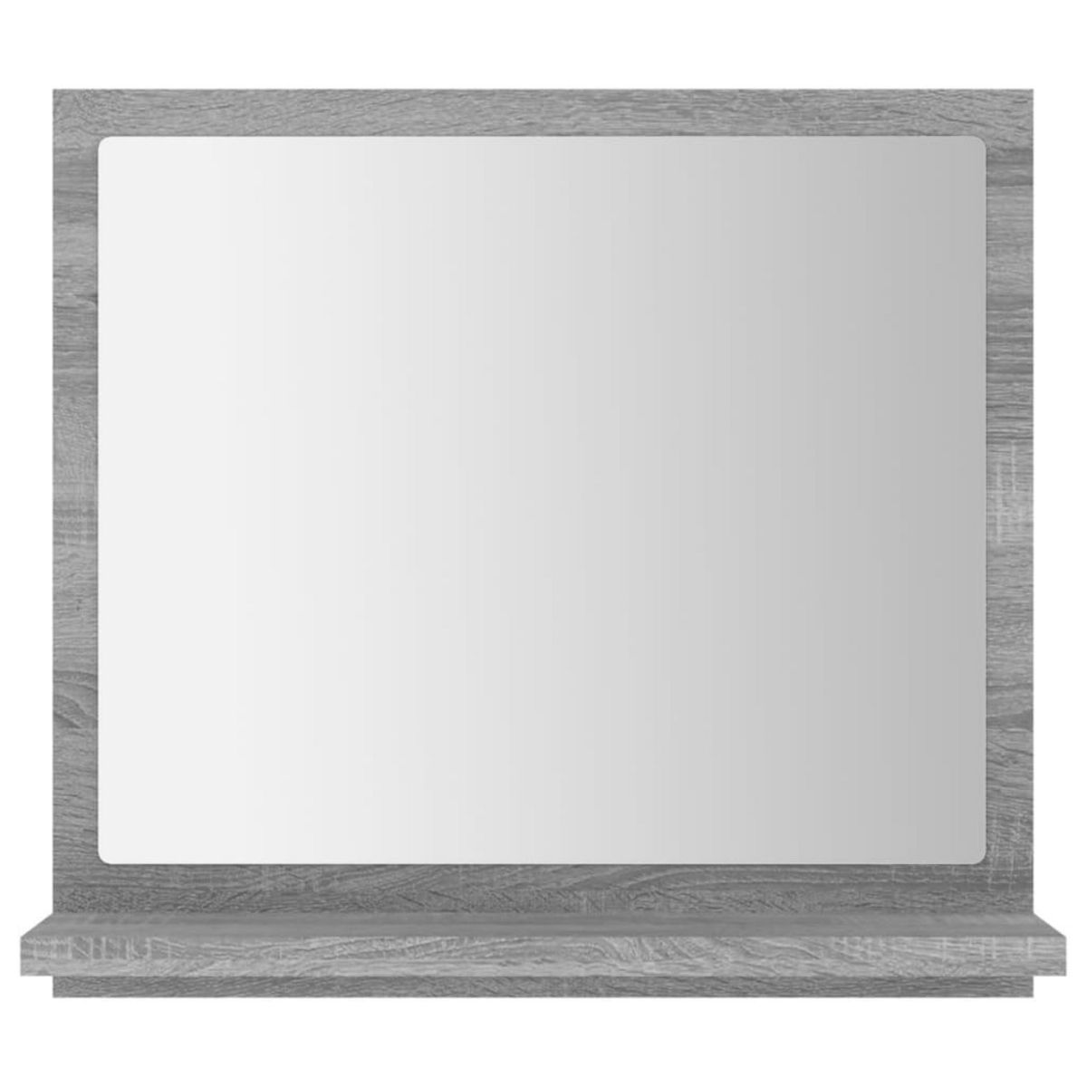 VIDAXL Miroir de bain Sonoma gris 40x10,5x37 cm Bois d'ingenierie