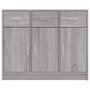 Voir la diapositive 5 : VIDAXL Buffet sonoma gris 91x28x75 cm bois d'ingenierie
