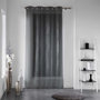 Voir la diapositive 1 : Paris Prix Rideau Voilage  Filiane  140x240cm Anthracite
