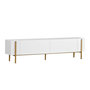 Voir la diapositive 1 : Habitat et Jardin Meuble TV en bois  Nexus  - 180 x 30 x 45 cm - Blanc / Or
