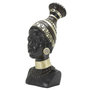Voir la diapositive 3 : Paris Prix Statuette Tête Femme Tribu  Massai  38cm Noir