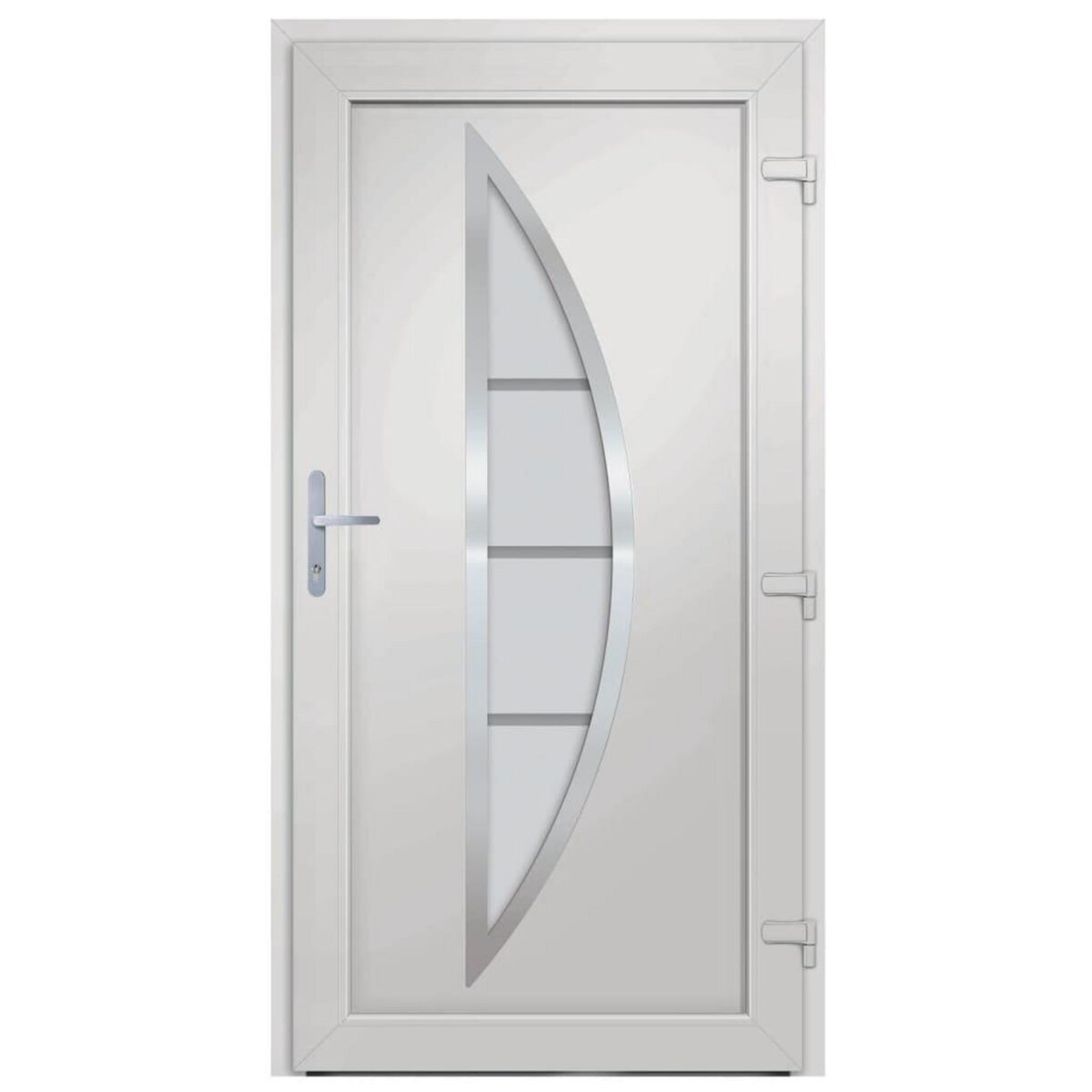 VIDAXL Porte d'entree Blanc 88x200 cm PVC