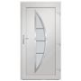 Voir la diapositive 5 : VIDAXL Porte d'entree Blanc 88x200 cm PVC