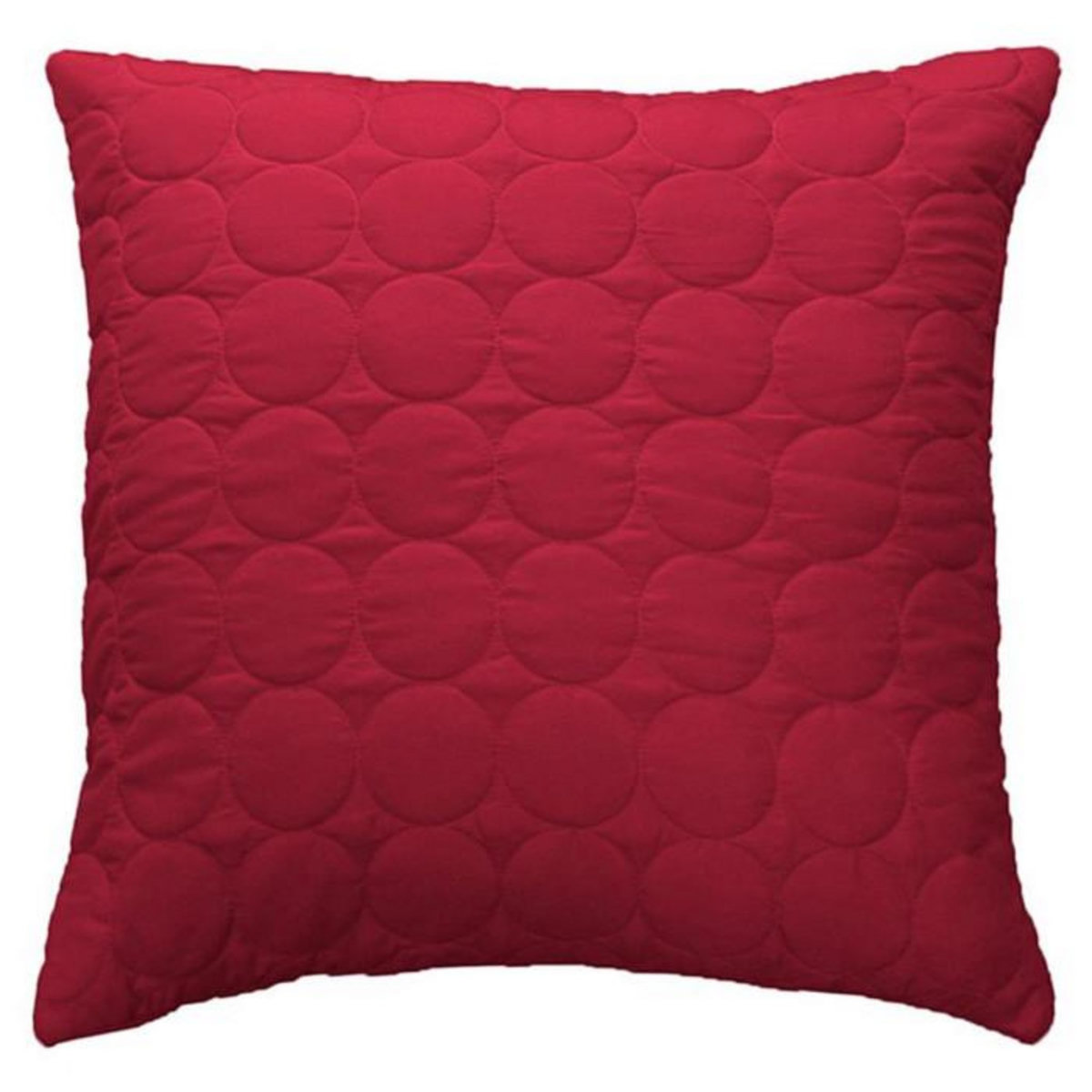Paris Prix Housse de Coussin  Candy  40x40cm Rouge