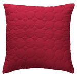 Paris Prix Housse de Coussin  Candy  40x40cm Rouge