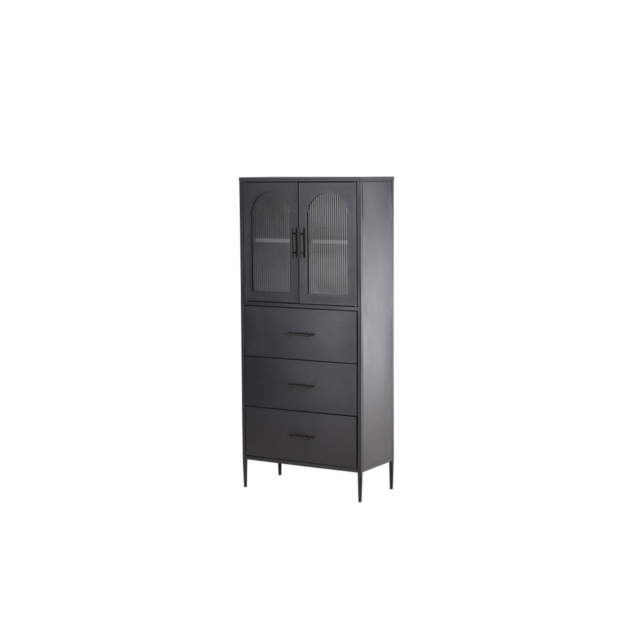 Voir la diapositive 3 : Paris Prix Vaisselier design en métal  la paz  160cm noir