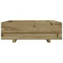Voir la diapositive 5 : VIDAXL Jardiniere 80x80x26,5 cm bois de pin impregne