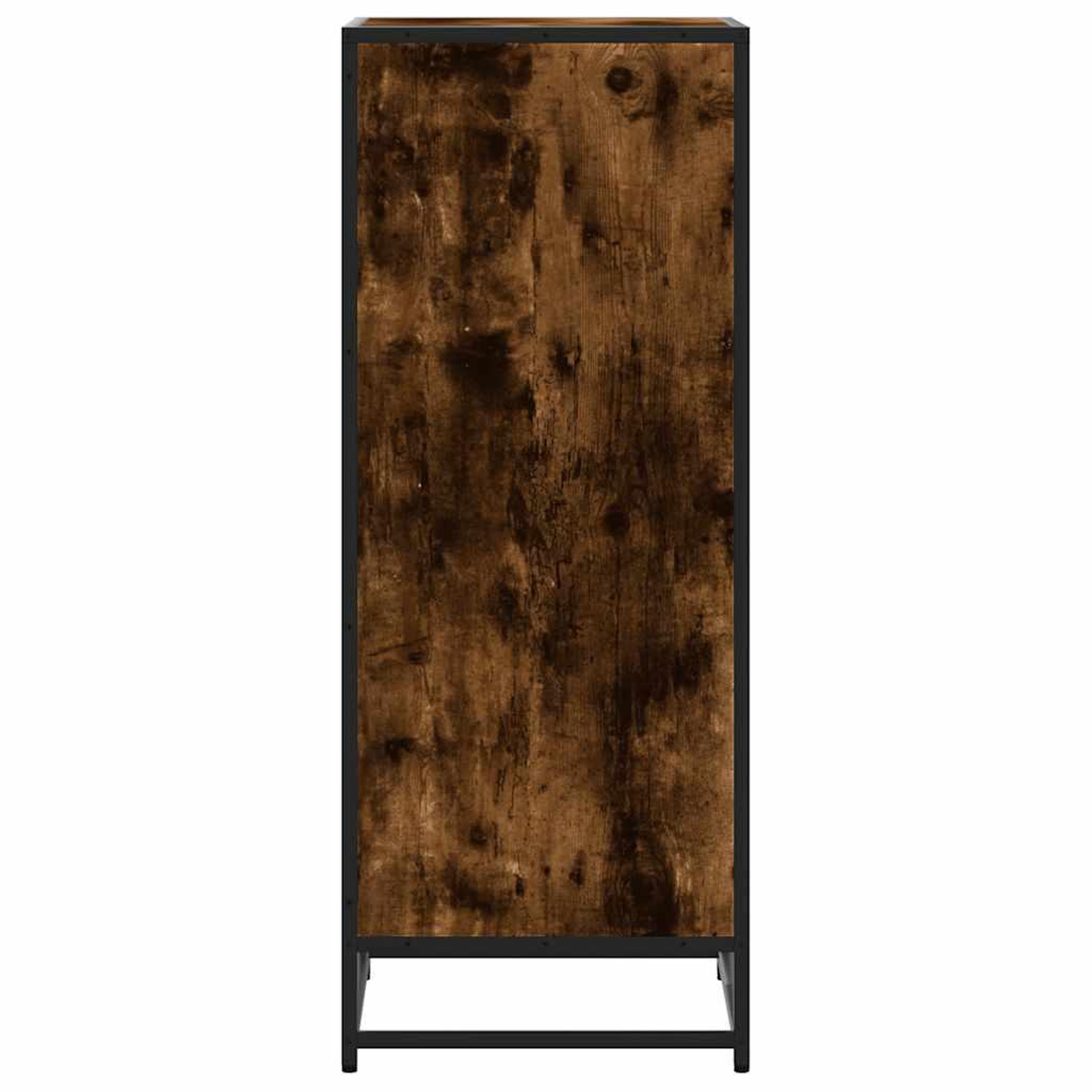 Voir la diapositive 5 : VIDAXL Etagere a chaussures chene fume 48x38x97,5 cm bois d'ingenierie