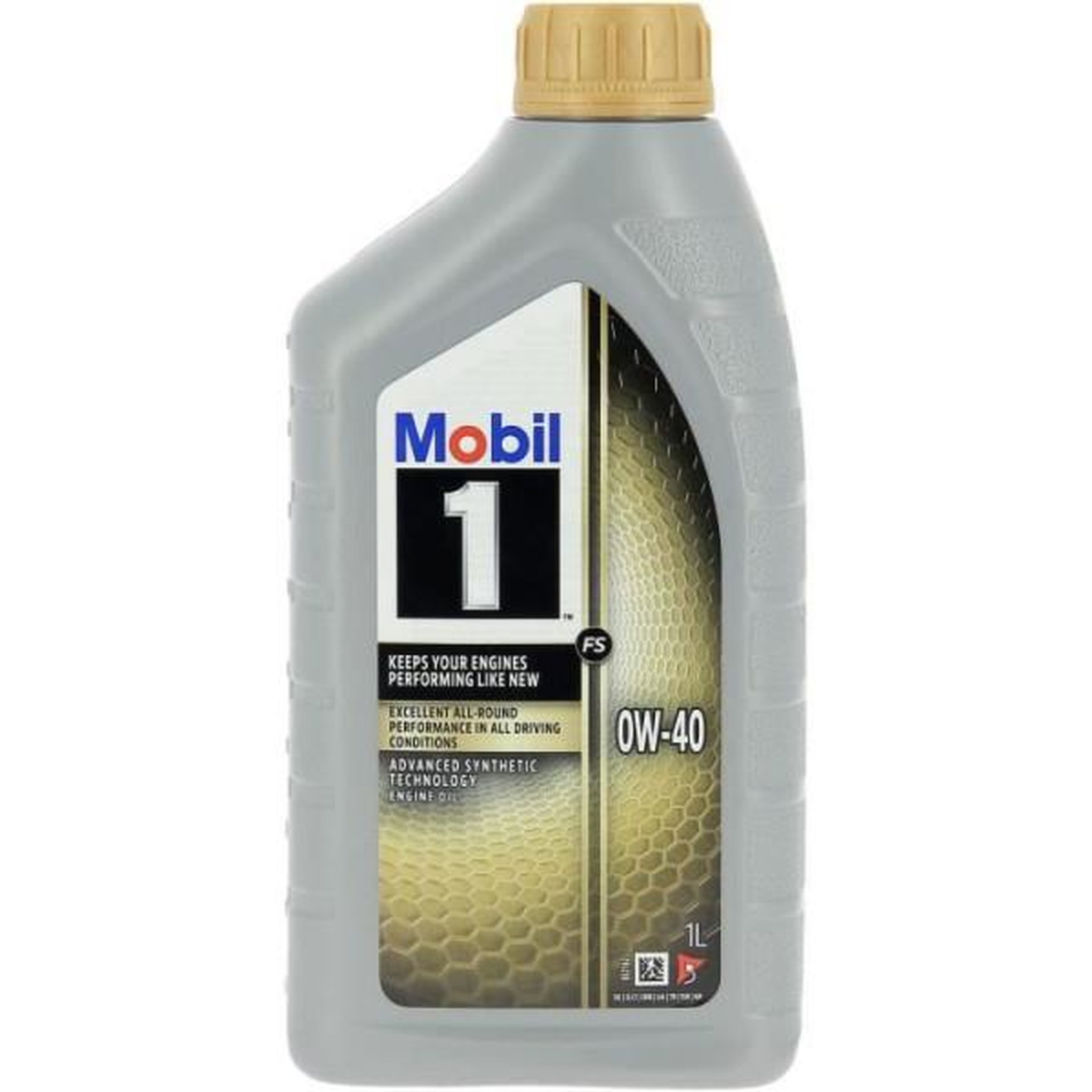 MOBIL Bidon huile de moteur - MOBIL1 - 0W-40 FS - 1 L - 4 saisons