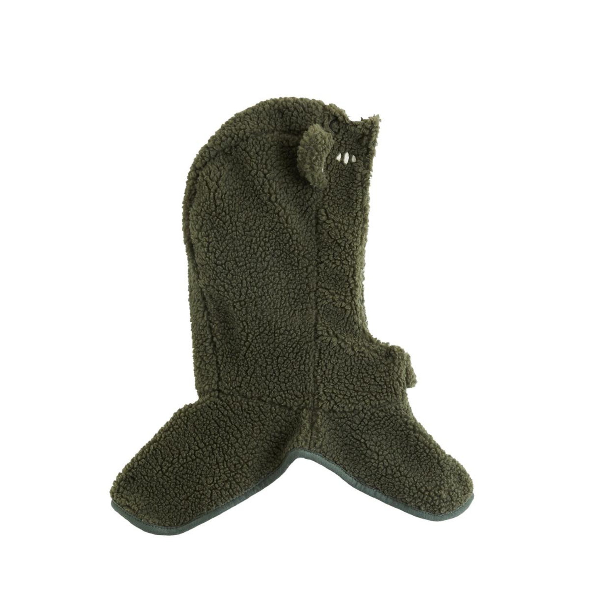 Voir la diapositive 2 : PETIT BEGUIN Capuche bébé en sherpa Ginkgo