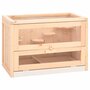 Voir la diapositive 1 : VIDAXL Cage a hamster 60x35,5x42 cm bois massif de sapin