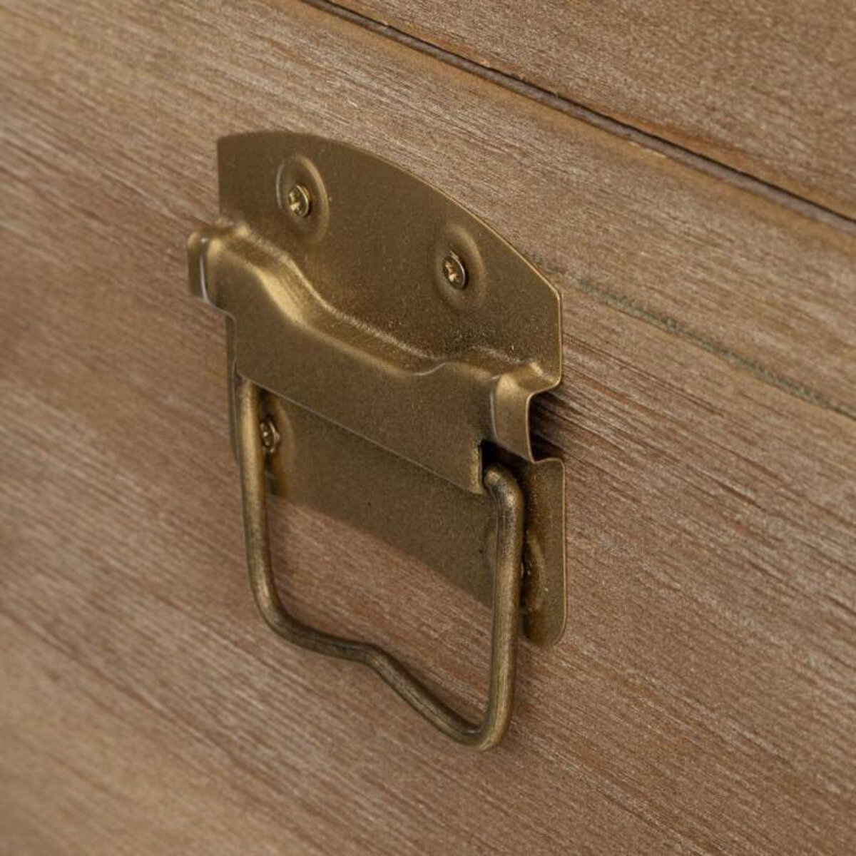 ATMOSPHERA Lot de 3 Malles Déco  Jiling  58cm Naturel