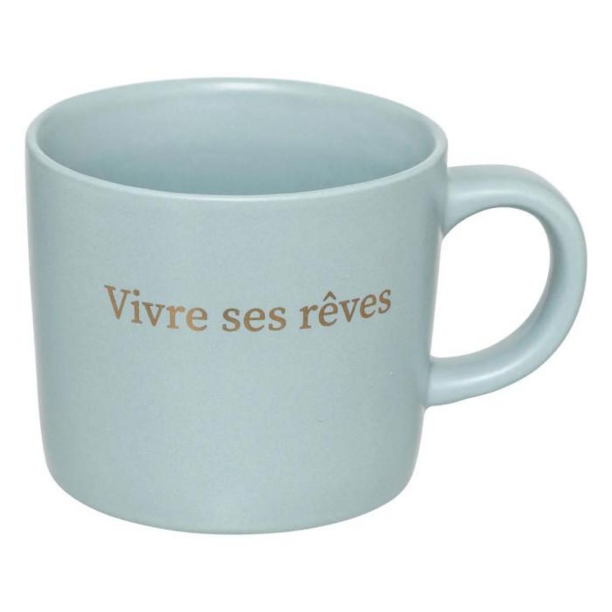 SECRET DE GOURMET Lot de 4 Mugs sur Rack  Belle Journée  20cl Multicolore