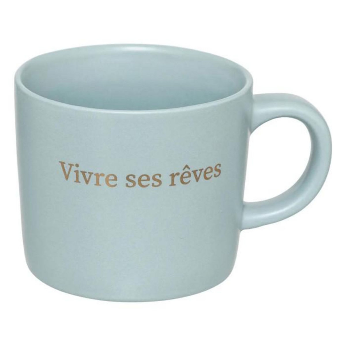 SECRET DE GOURMET Lot de 4 Mugs sur Rack  Belle Journée  20cl Multicolore