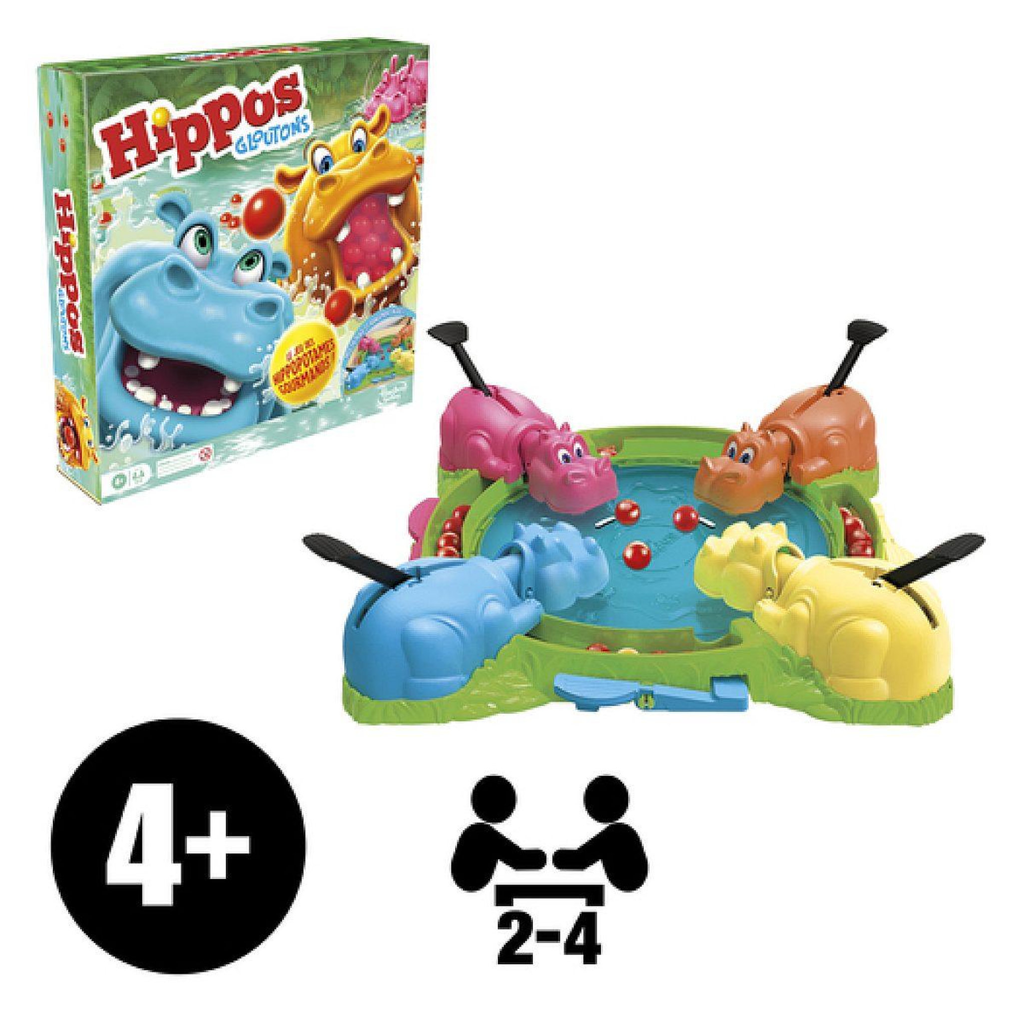 Voir la diapositive 3 : HASBRO Gaming hippos gloutons
