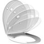 Voir la diapositive 3 : ALLIBERT Abattant WC Slimeo - Thermodur - Blanc