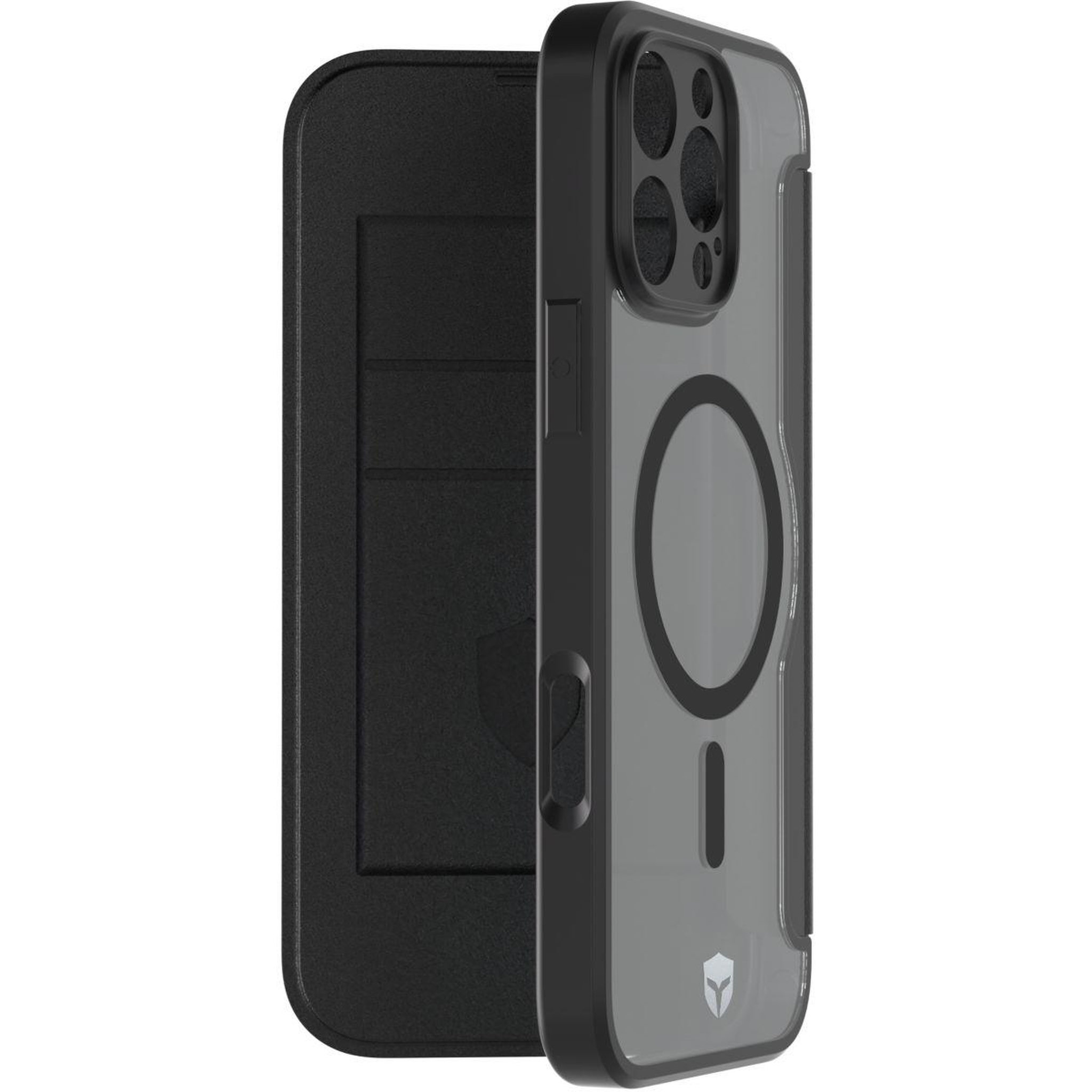 Voir la diapositive 4 : FORCE CASE Coque étui iPhone 16 pro Max MagSafe renforcé Noir