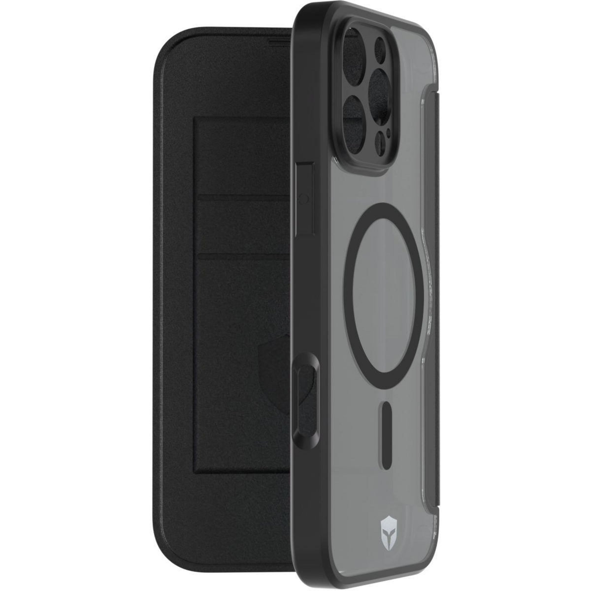 FORCE CASE Coque étui iPhone 16 pro Max MagSafe renforcé Noir