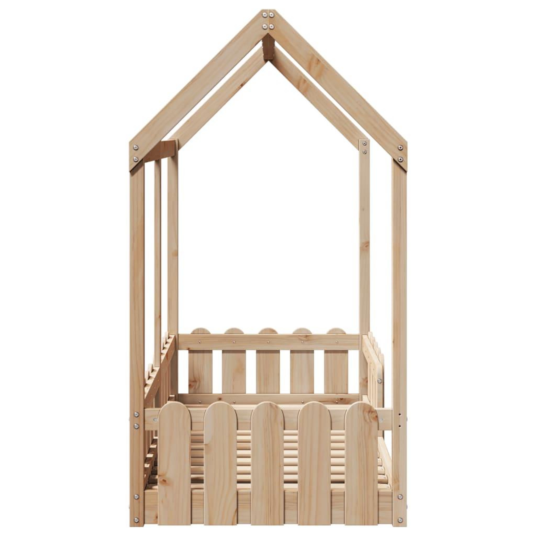 Voir la diapositive 5 : VIDAXL Cadre de lit d'enfants forme de maison sans matelas pin massif