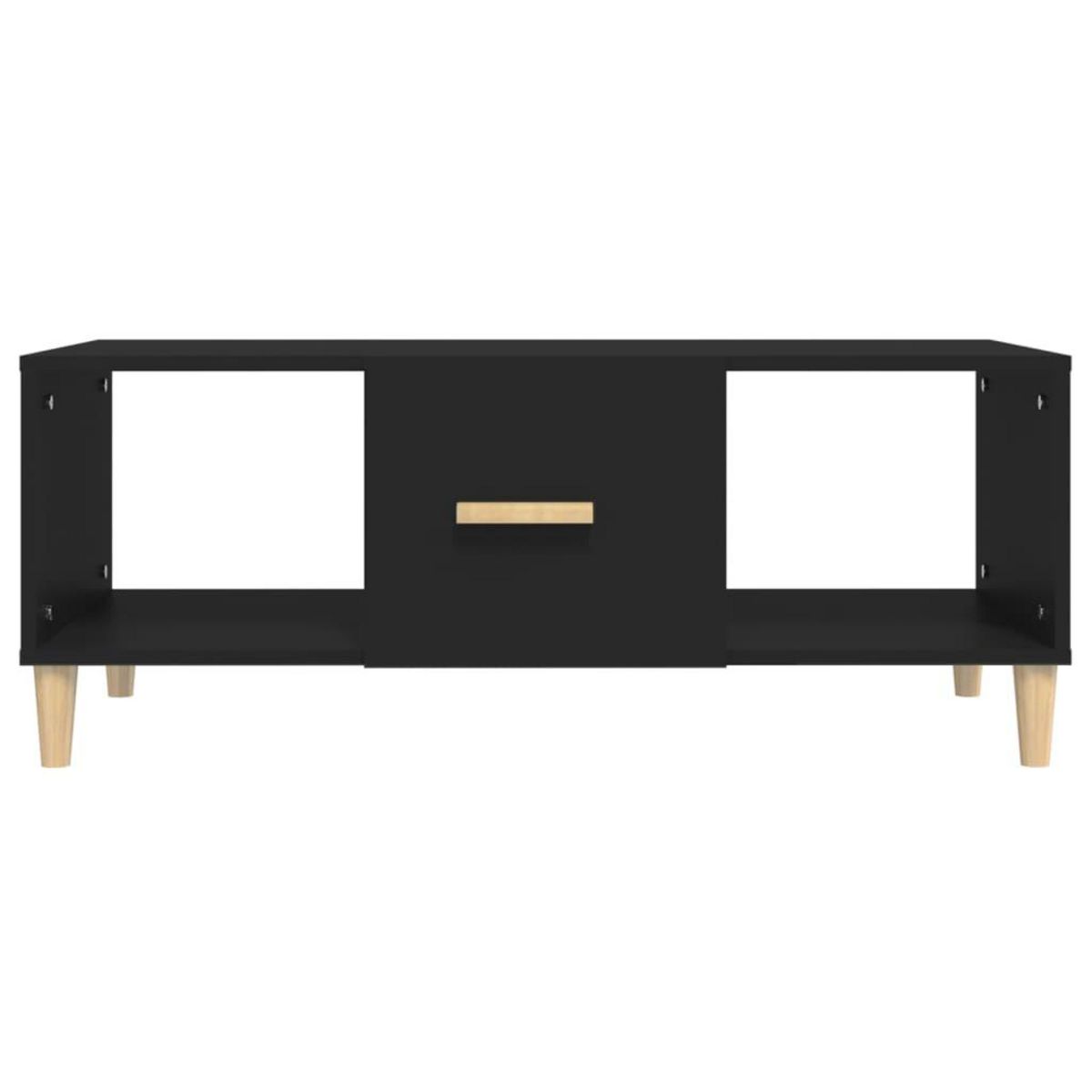 VIDAXL Table basse noir 102x50x40 cm bois d'ingenierie