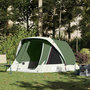 Voir la diapositive 1 : VIDAXL Tente de camping de cabine 4 personnes vert imperméable