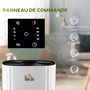 Voir la diapositive 6 : HOMCOM Purificateur d'air 25 W 4 vitesses mode silencieux - filtre HEPA, charbon actif -  jusqu'à 24 m² - débit d'air pur 225 m³/h - timer - ABS blanc noir