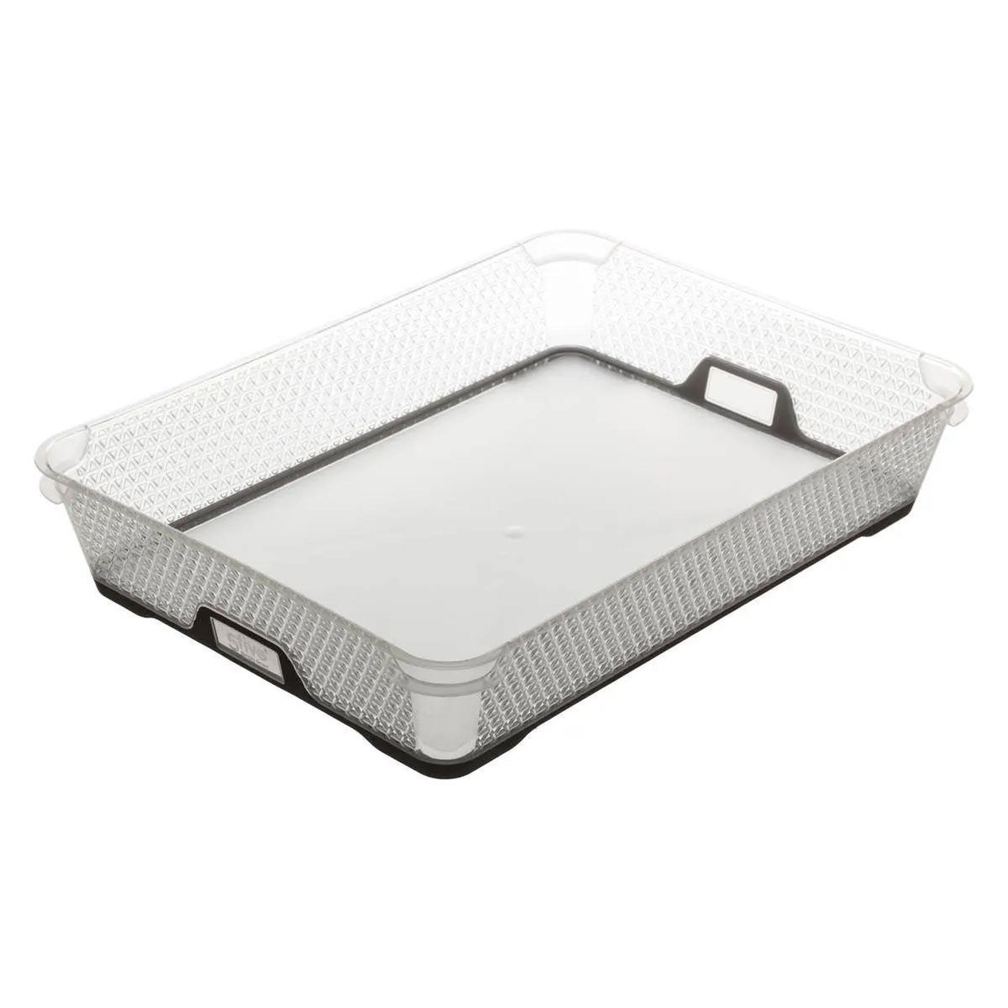 FIVE Bac de rangement en plastique  duo  6,7l taupe