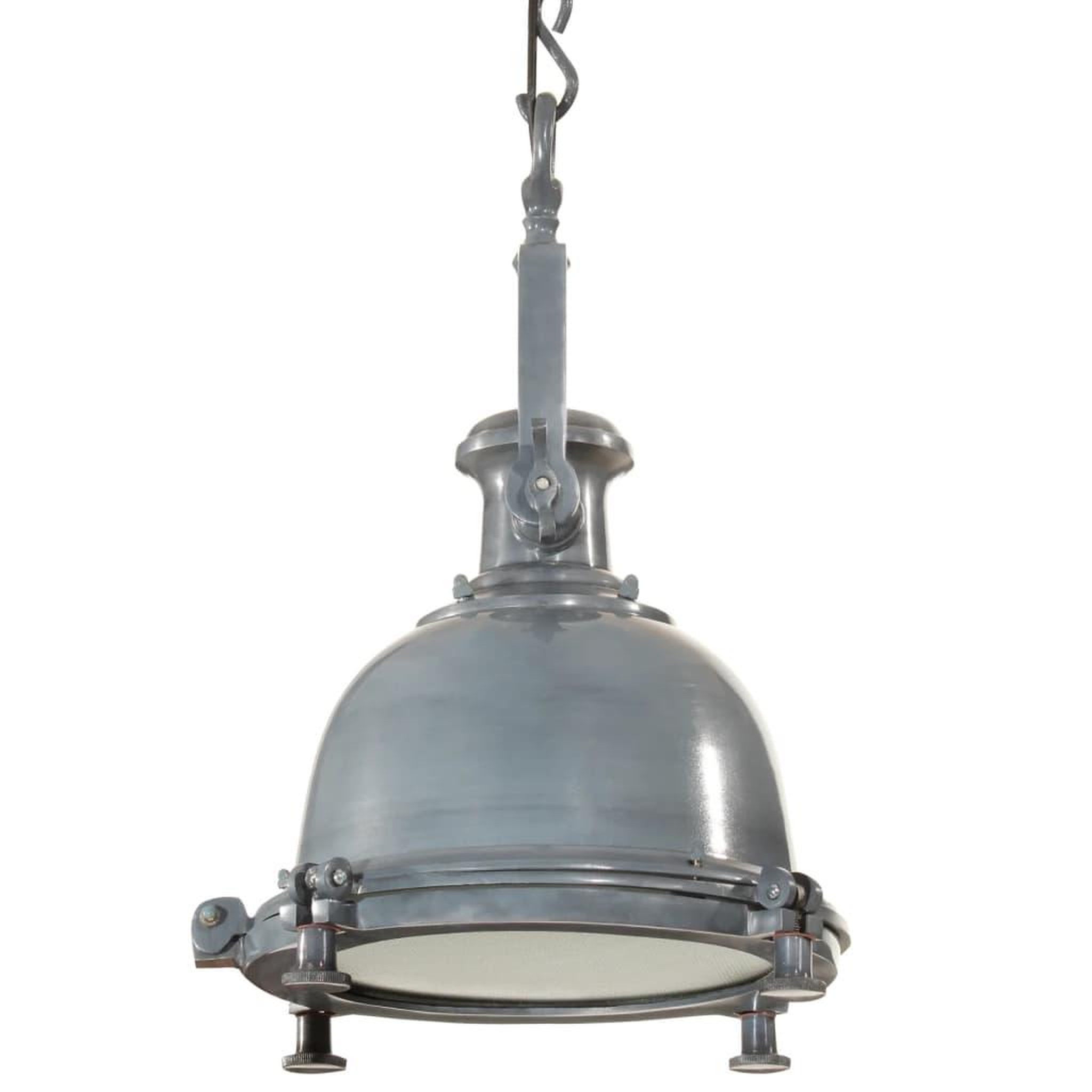 Voir la diapositive 5 : VIDAXL Lampe suspendue 34x34x146 cm aluminium