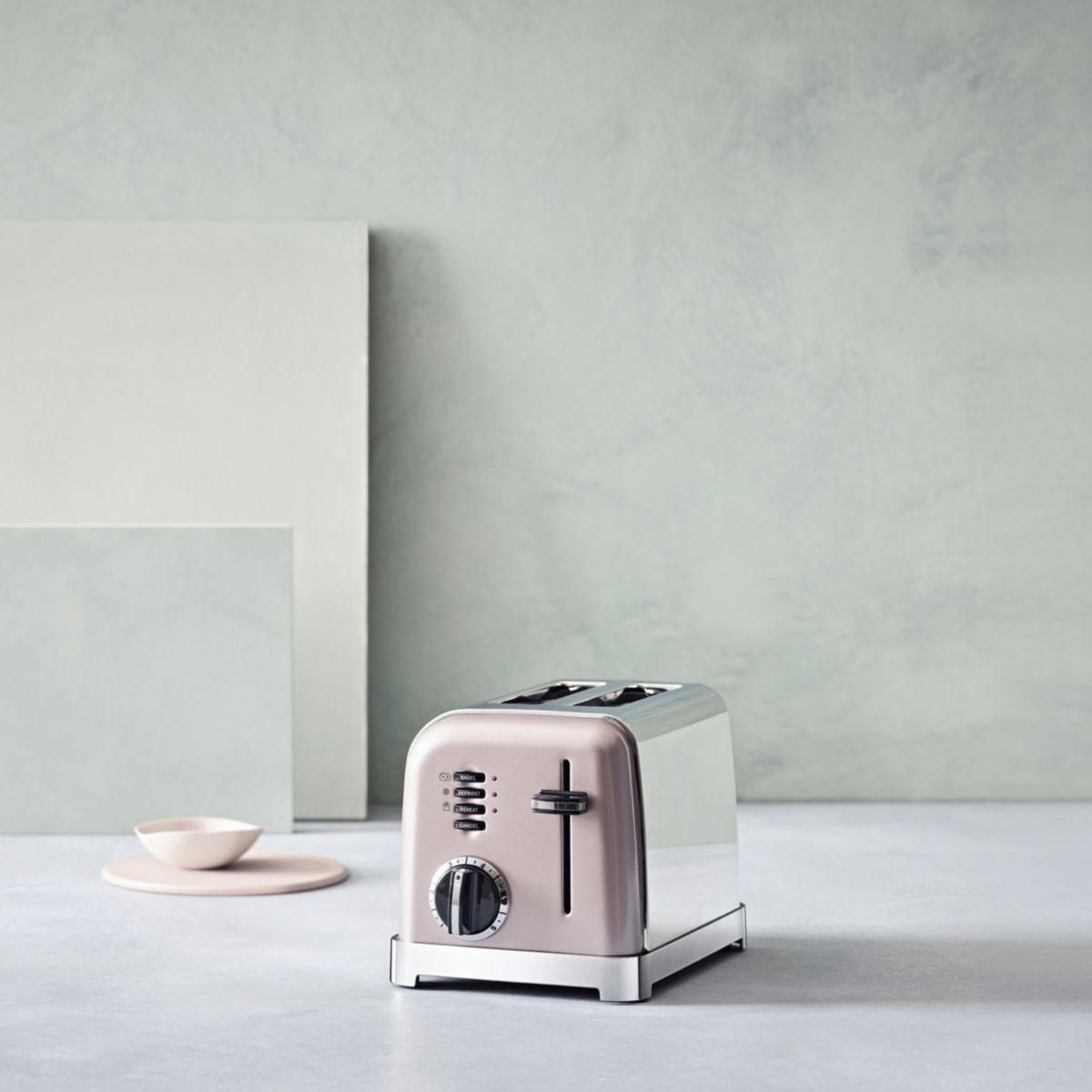 Cuisinart Grille-pain CPT160PIE 2 tranches Vintage Rose