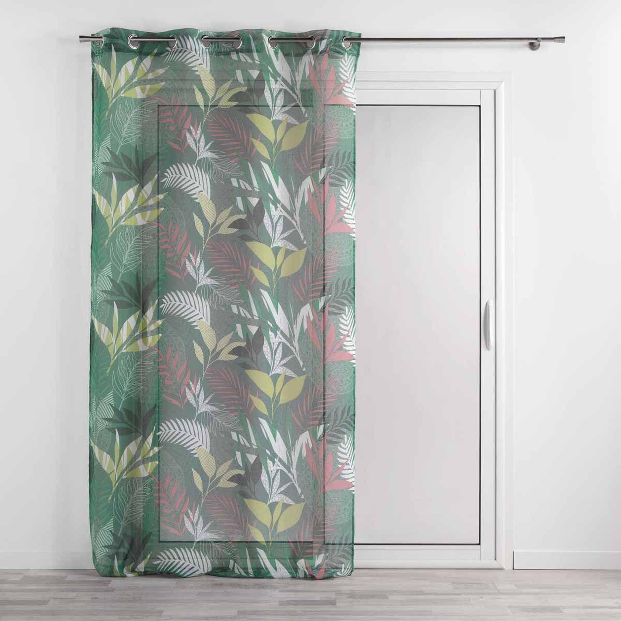 Douceur d'Intérieur Rideau voilage à œillets  assana  140x240cm kaki
