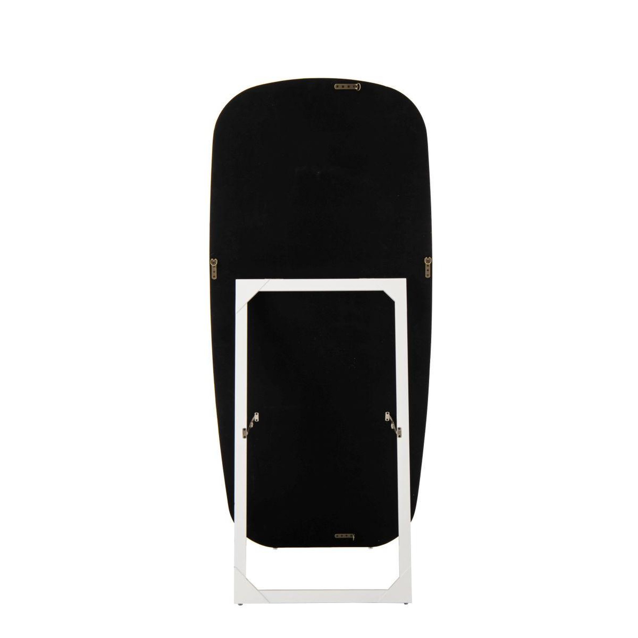 Voir la diapositive 6 : J-LINE Miroir sur Pied Design  Dewey  180cm Blanc