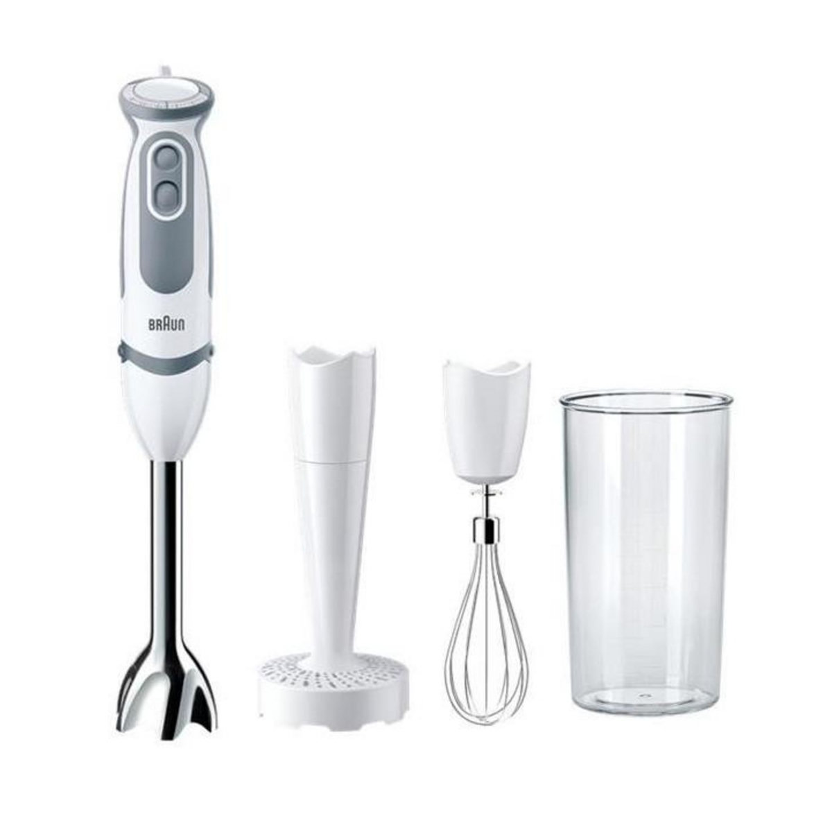 BRAUN Mixeur plongeant 1000w blanc/gris - mq5207wh