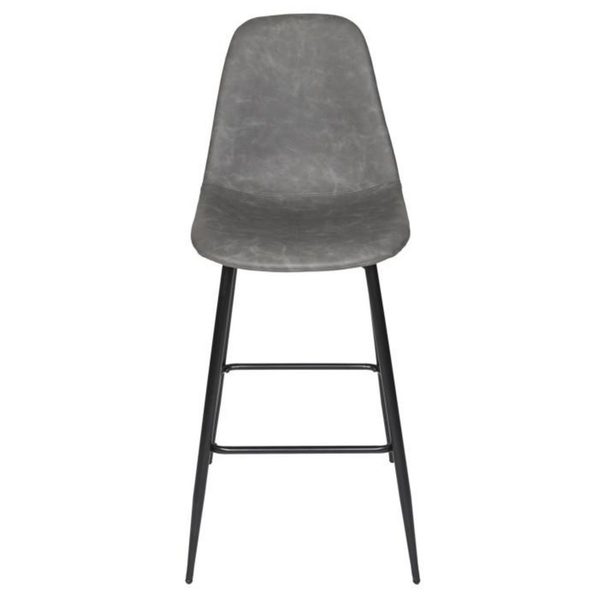 Paris Prix Lot de 2 Chaises de Bar  Amber  106cm Gris