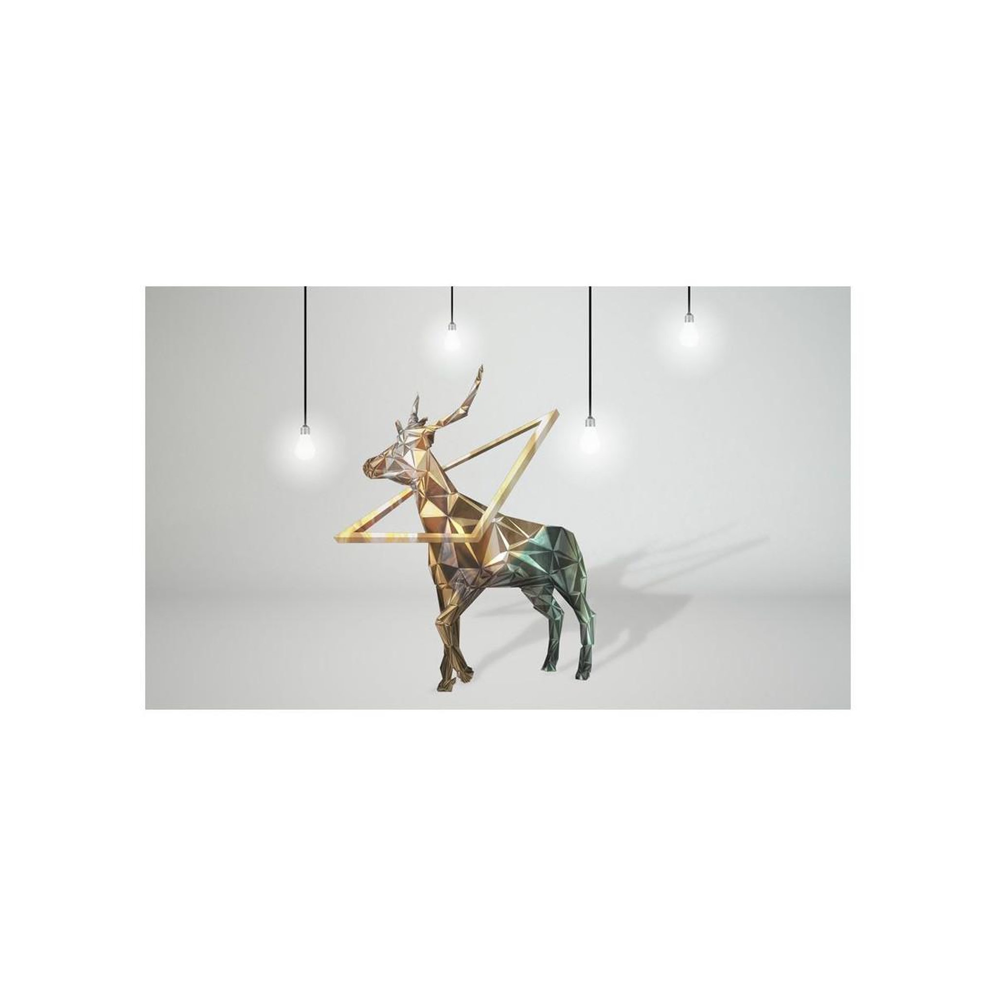 Voir la diapositive 2 : Paris Prix Papier peint  cerf 3d  270x450cm