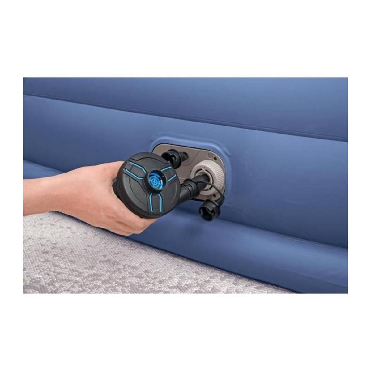 BESTWAY Lit Gonflable - Bestway - Tritech Double - 203x152x46 cm - 300 Kg - Gonflage en 4 Minutes