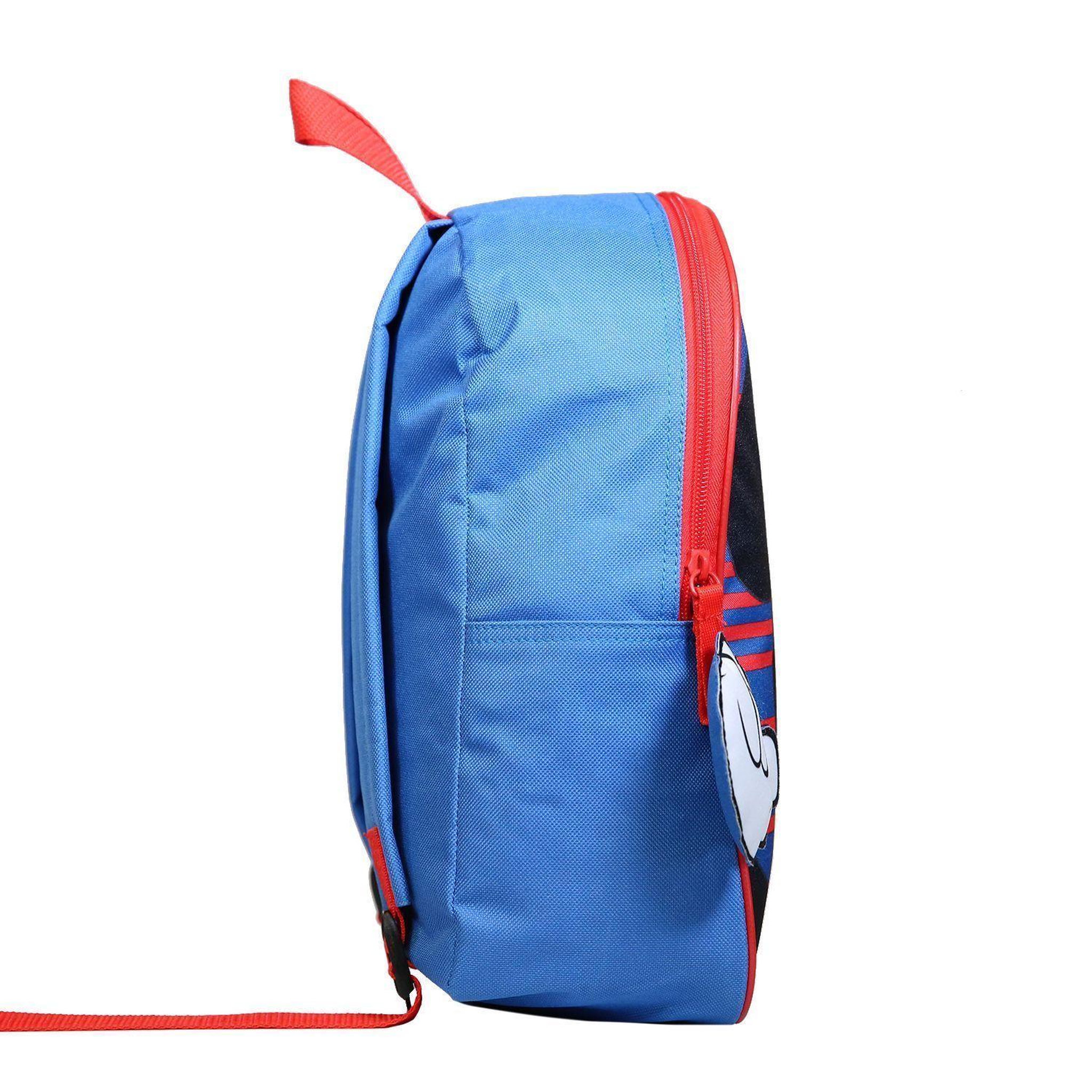 Voir la diapositive 3 : Bagtrotter Sac à dos 31 cm avec détails 3D Disney Mickey Bleu Bagtrotter