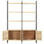Voir la diapositive 3 : VIDAXL Bibliotheque a 4 niveaux 124x30x180 cm Bois de manguier massif