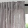 Voir la diapositive 2 : FUTURE HOME Rideau uni en gaze de coton pattes cachées à l'unité 140x300cm