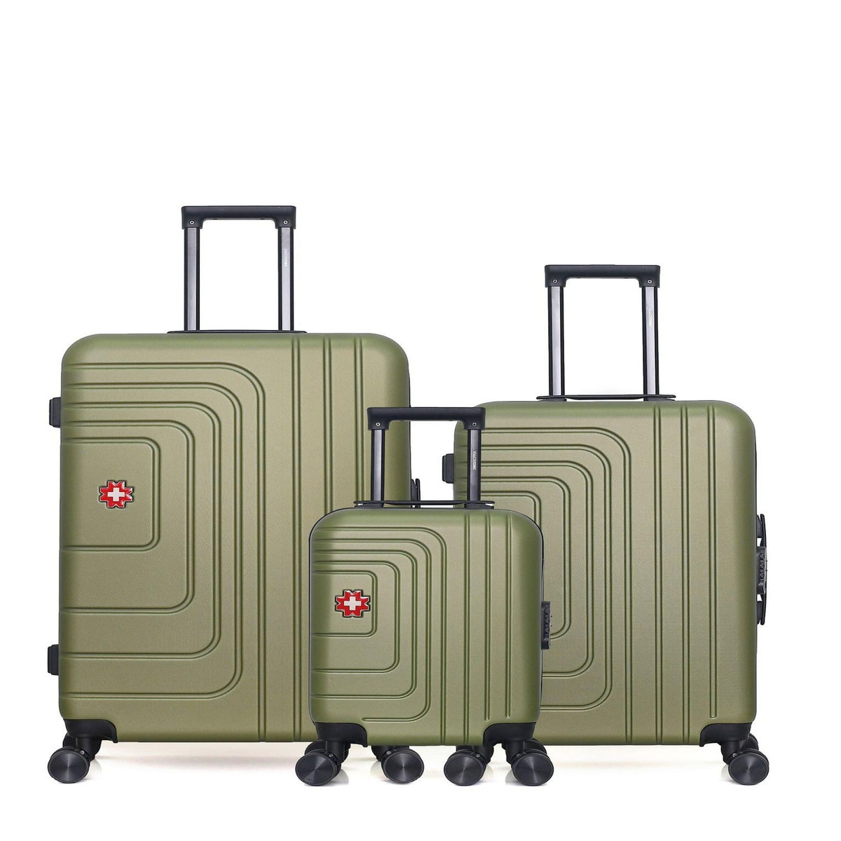 SWISS KOPPER SWISS KOPPER - LOT DE 3 - Valises grand format, weekend et cabine XXS RUTI