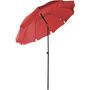 Voir la diapositive 3 : FAVEX Parasol rond inclinable - 2m - Corail