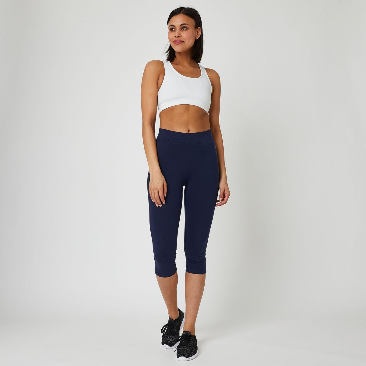 Legging court femme sport hot sale