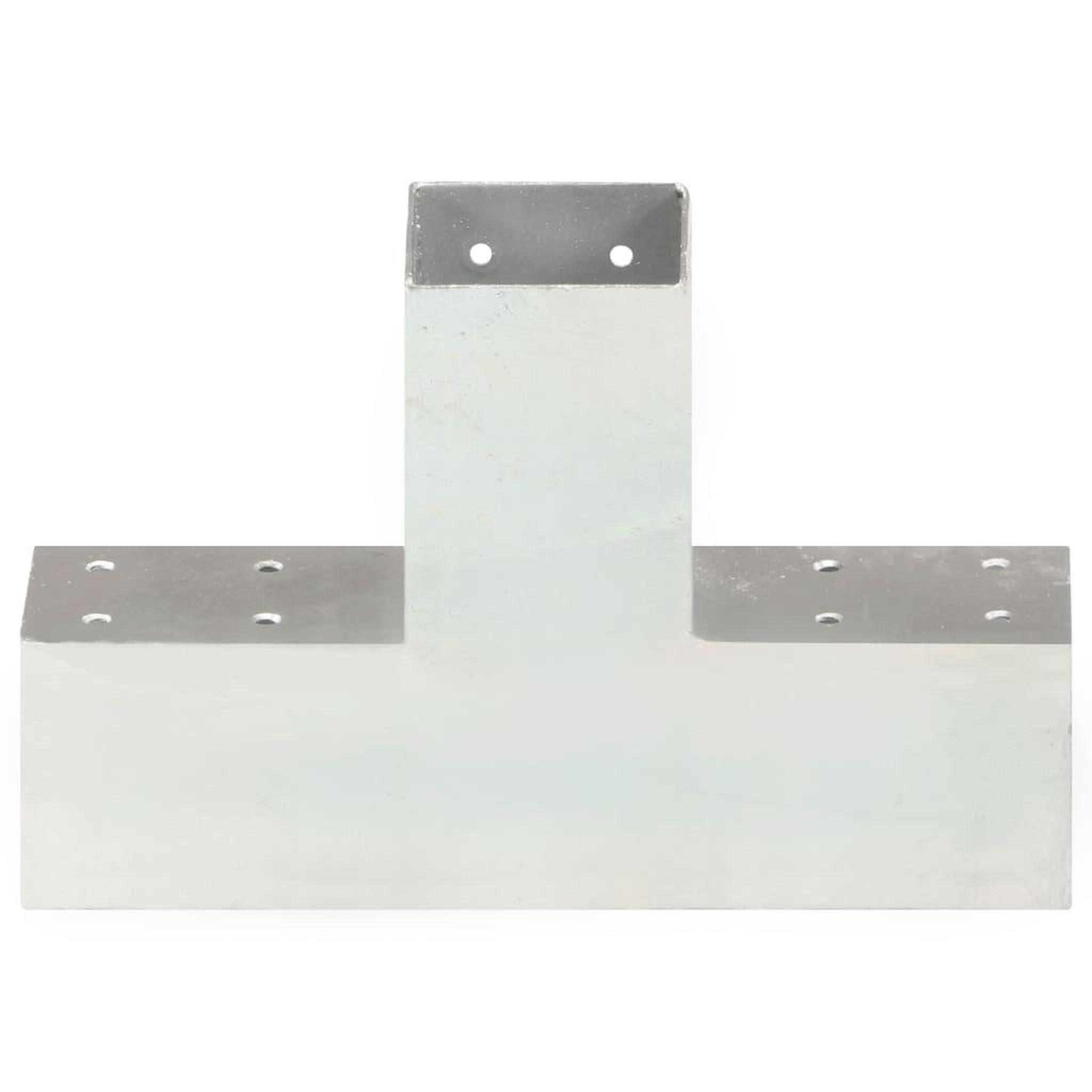 Voir la diapositive 3 : VIDAXL Connecteur de poteau Forme en X Metal galvanise 71x71 mm