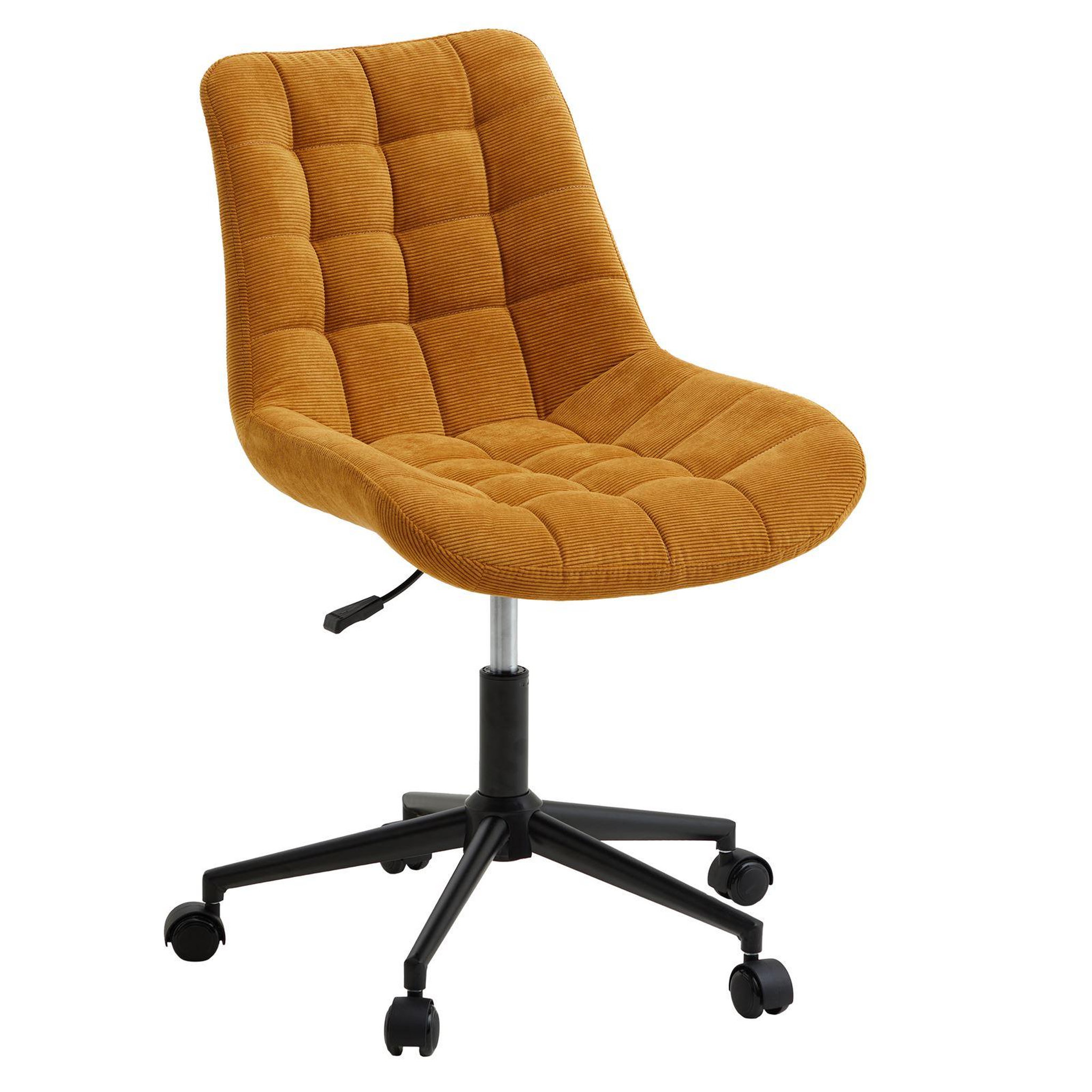 Voir la diapositive 1 : IDIMEX Chaise de bureau VASILO en velours côtelé