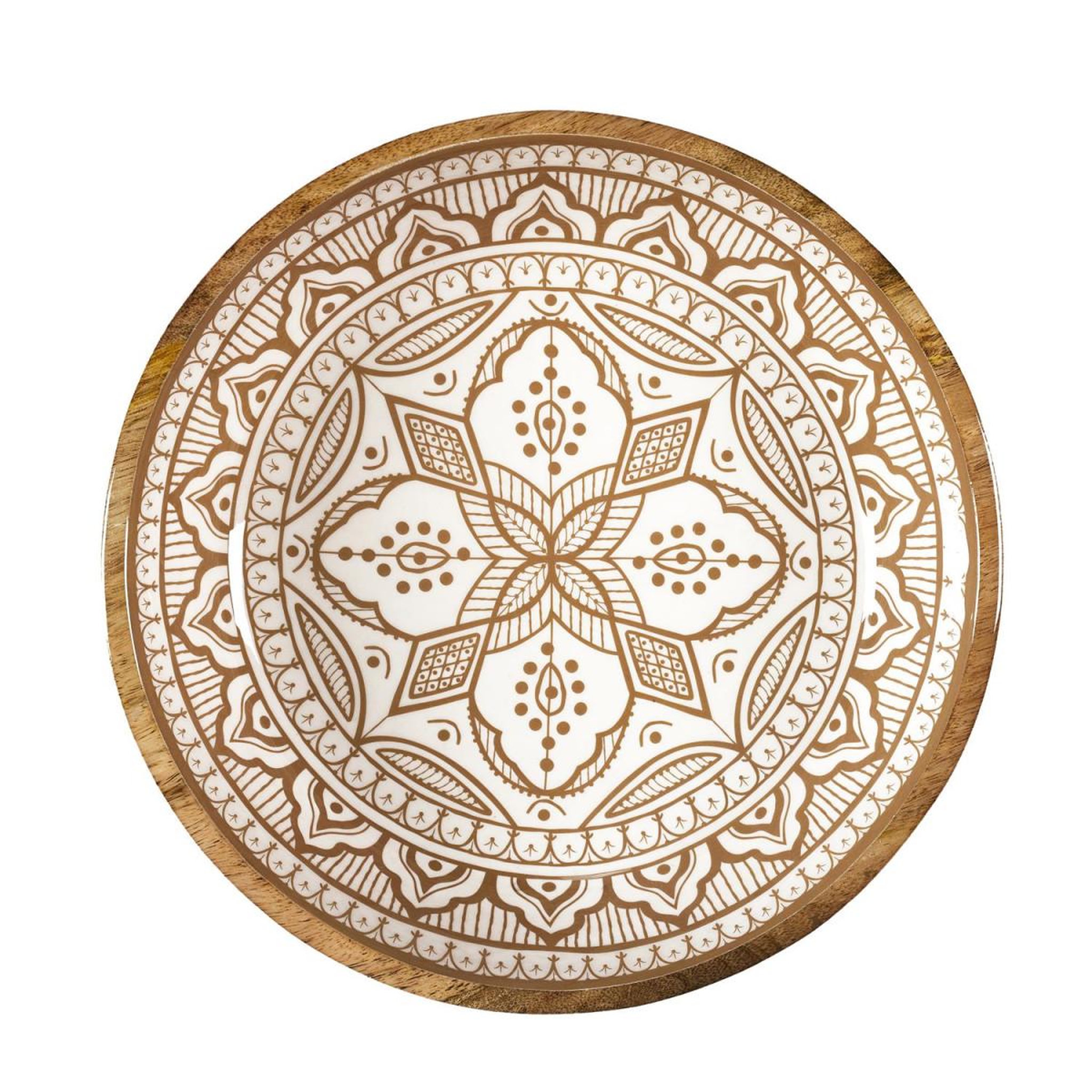 Voir la diapositive 2 : The Home Deco Factory Saladier en Bois  Dune  33cm Terracotta