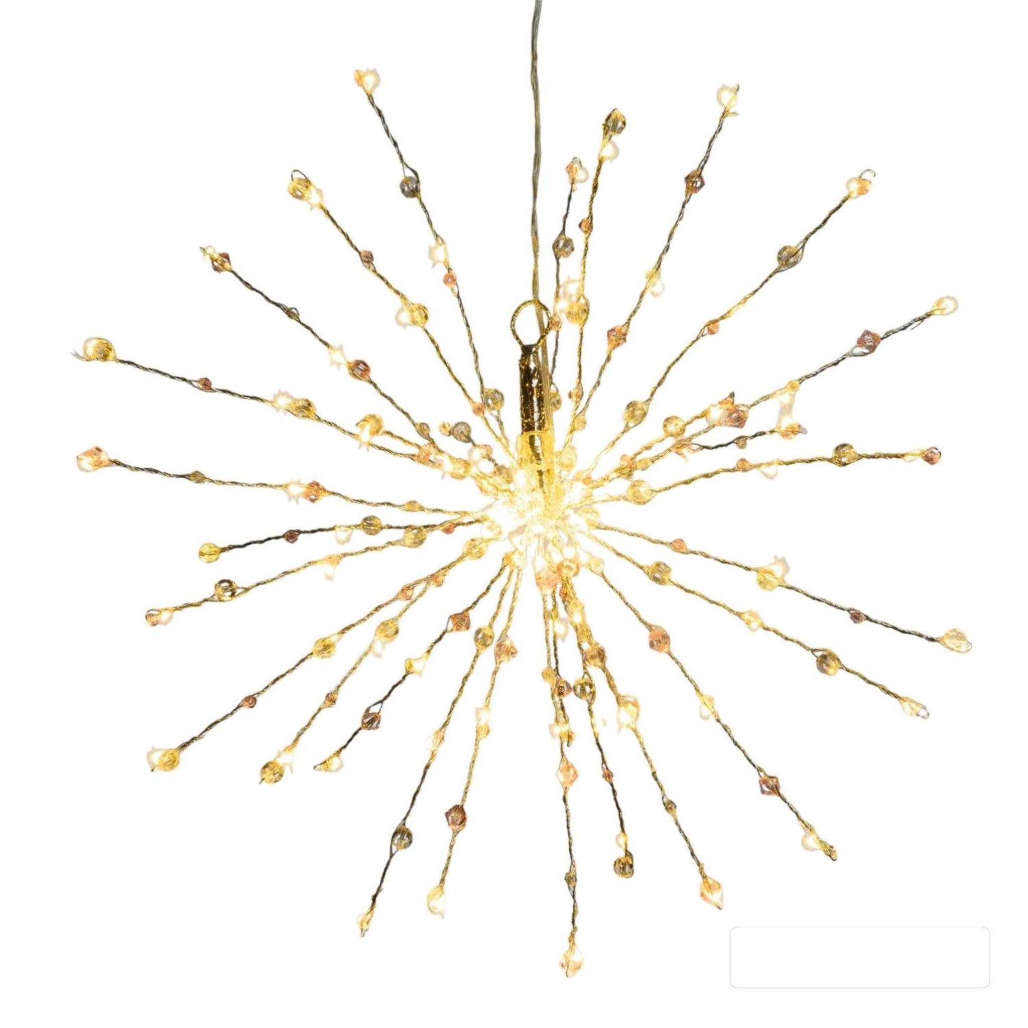 LOTTI Etoile branches lumineuses à suspendre - diam. 40 cm - argent