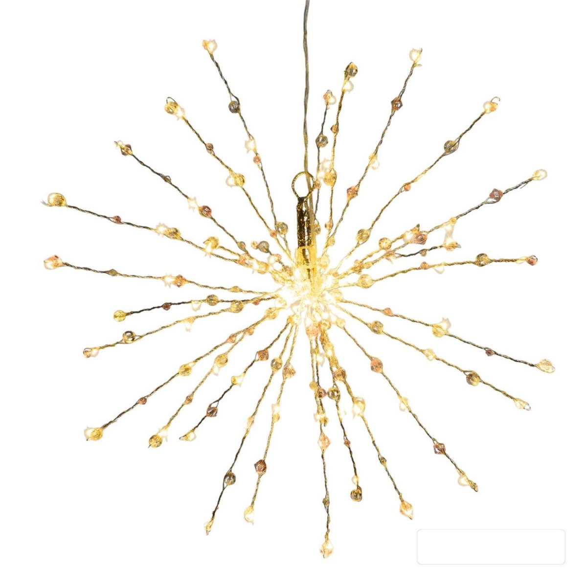 LOTTI Etoile branches lumineuses à suspendre - Diam. 40 cm - Argent